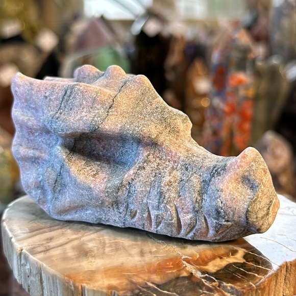 Sandstone Dragons Head Carving! - Picture 10 of 10